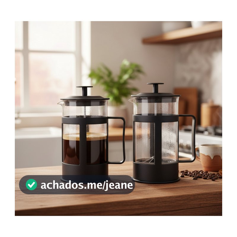 Cafeteira Prensa Francesa Cremeira Café Gourmet Promoção 300ml l 600ml