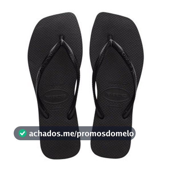 Chinelo Havaianas Square Quadrada Feminina Slim Diversas Cores Confortável