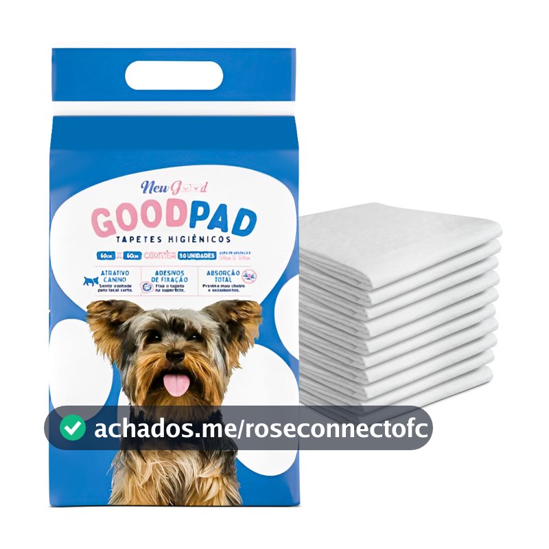 Tapete Higienico Good Pad 60x60 Com 50 Und Super Absorção