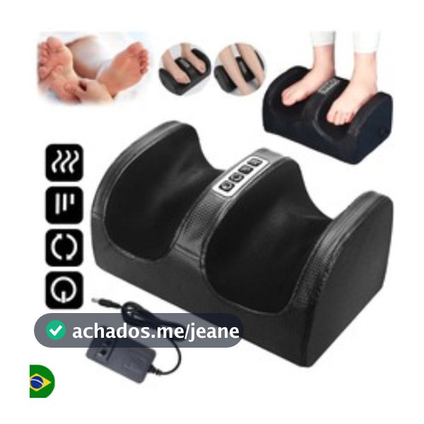 Massageador Elétrico De Pé Massagem Relaxante Terapêutica Anti Stress Premium