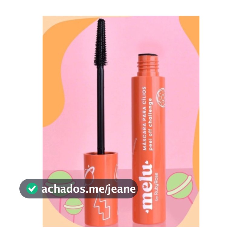 Máscara de Cílios Melu Ruby Rose Peel Off 14,5g