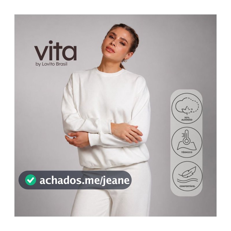 Lovito Vita Blusa Esportiva Feminina de Moletom Liso SEB20112041