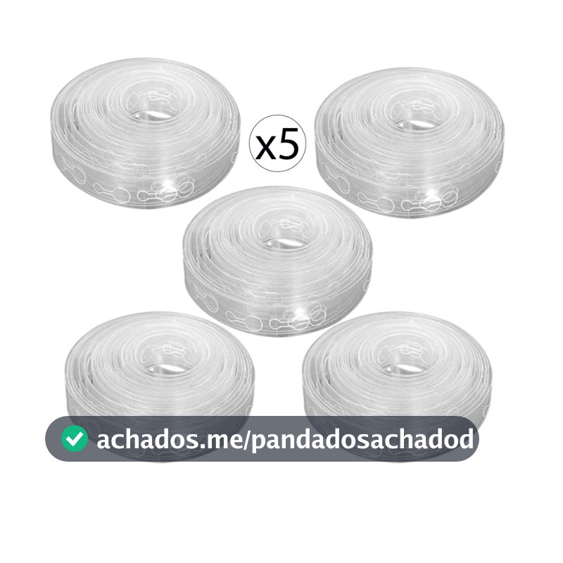 kit Fita Para Arco Desconstruído Com 5 Metros Balão Bexiga Suporte 1/2/3/4/5 Unidades Monte Seu Kit