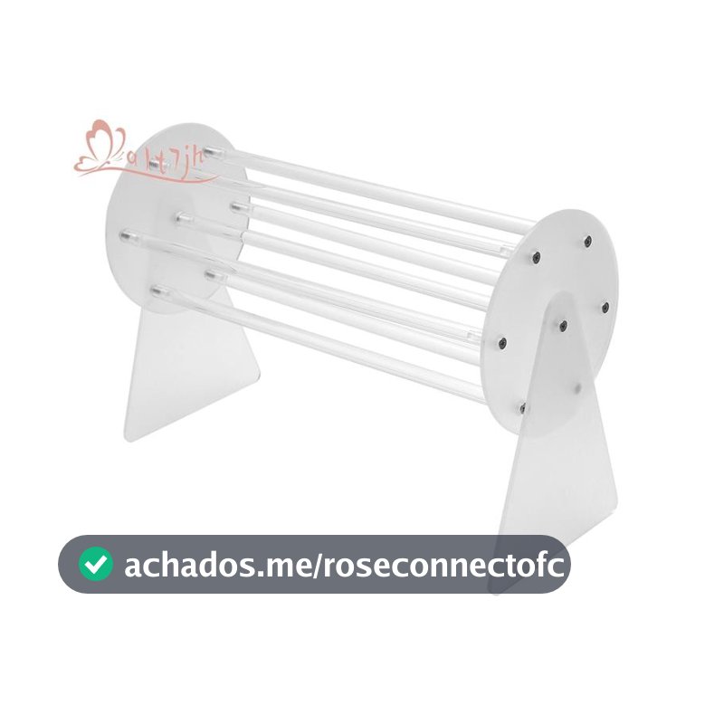 Suporte Acrílico Do Organizador Grampo Da Garra , Giratório De 360 Graus E Armazenamento , Exposição De Cabelo Para Mulh