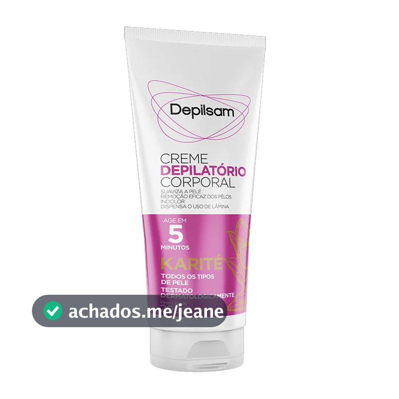 Depilsam Creme Depilatório Corporal Karité 200g