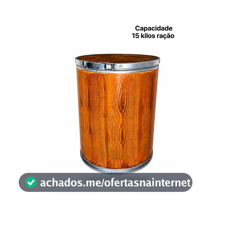 Caixa organizadora multi uso Porta Ração 15Kg  Travas  Conservar a Ração
