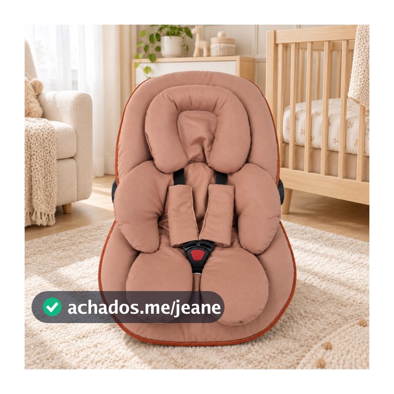KIT PASSEIO - Capa para Bebê Conforto, Protetores de Cinto E Apoio Redutor Anatômico