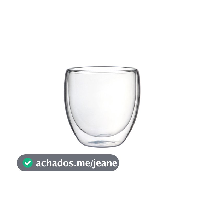 Copo de Vidro Borossilicato 80ml Nobre