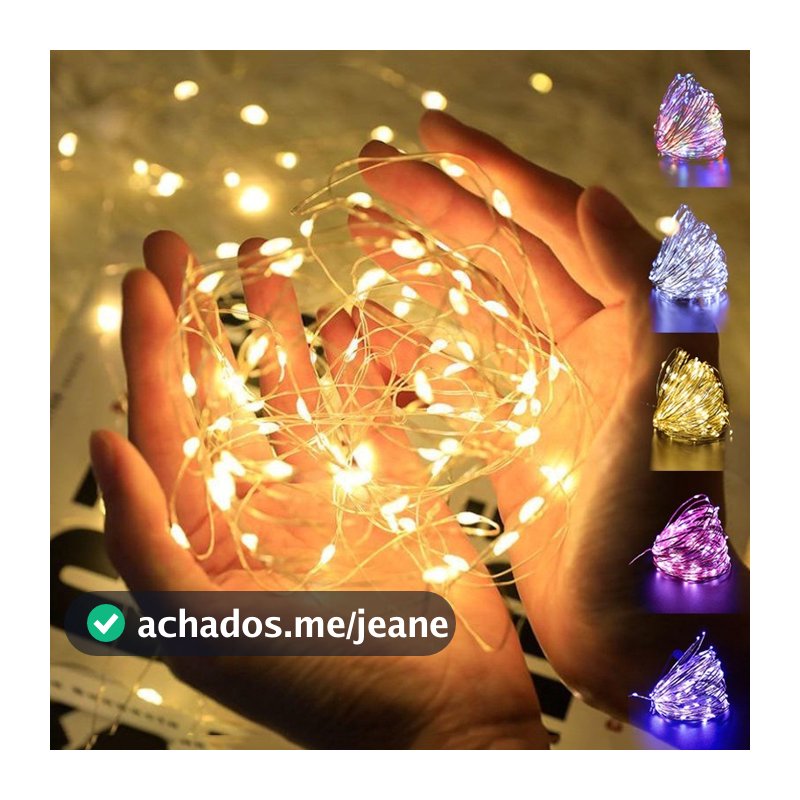 Fio De Luz LED 1/2/3 Metros/Cobre De Fada mini Cordão Adequado Para Quartos , Casamentos , Festas , Decoração De Casa De