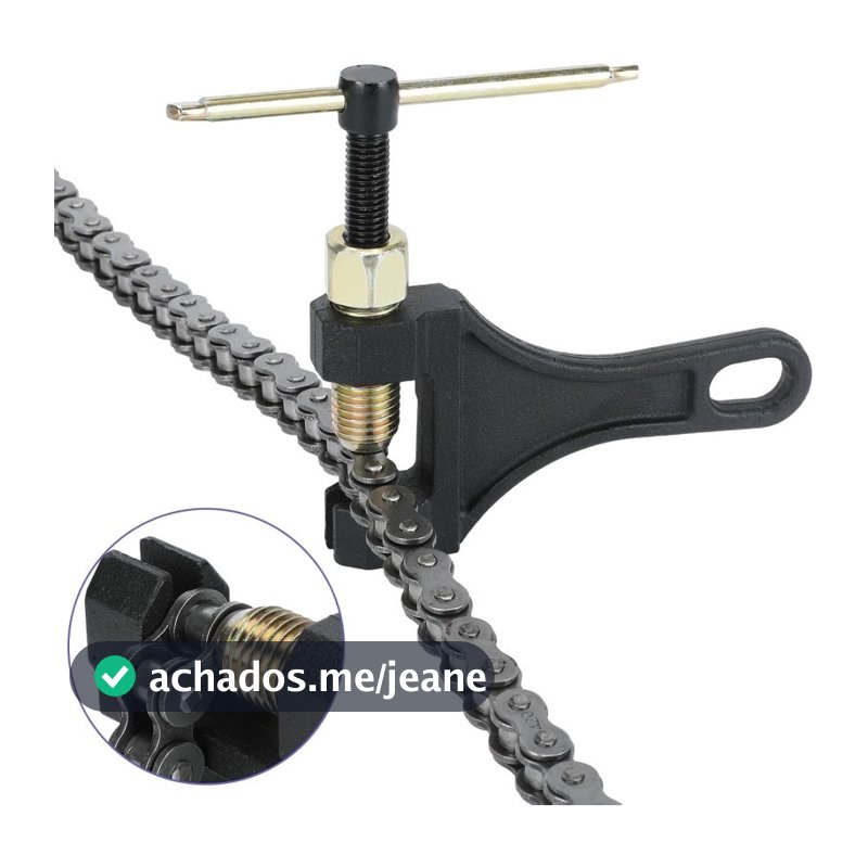 Chave Extrator de Pino para Corrente Moto e Bike - Kit 2 em 1 Tamanho 420 428 520 525 530
