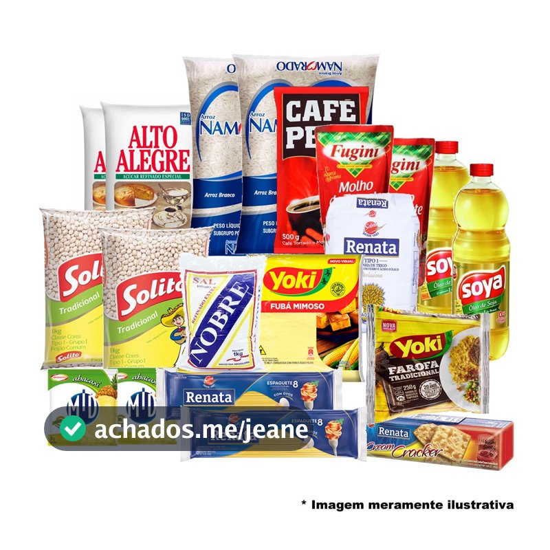 Cesta Básica de Alimentos 20 Itens Produtos de Qualidade
