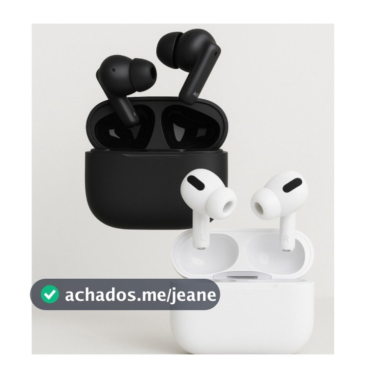 FONE DE OUVIDO BLUETOOTH RECARREGÁVEL ESTOJO PREMIUM