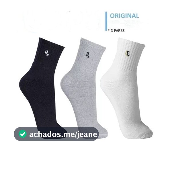 3 Pares De Meias Atléticas Masculinas De Cano Médio De Qualidade Premium Para Esportes E Negócios Casuais