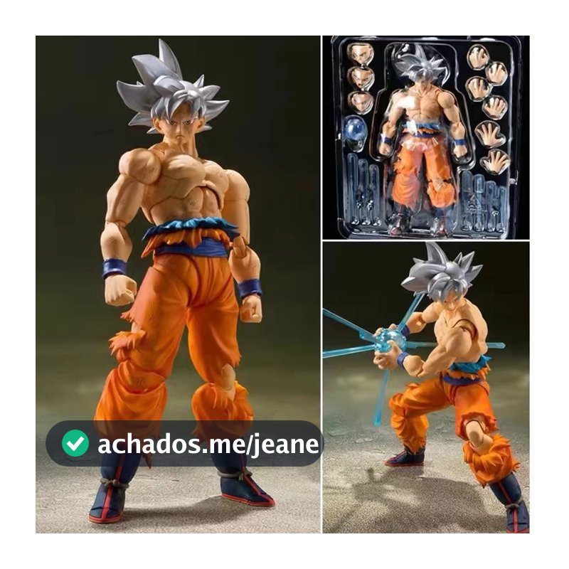Goku Instinto Superior 15 cm Articulado Boneco Dragon Ball Z