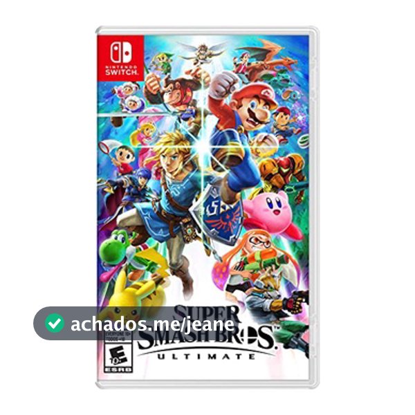 Super Smash Bros Ultimate Switch Mídia Física
