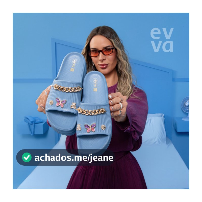 Chinelo Slide Nuvem Estilo  Original Com Pins 2 Exclusivos feminino confortável chinelo by Gabriella Jacinto
