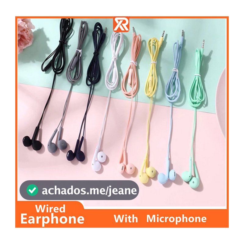 Fones De Ouvido Intra-Auriculares Com Fio Macaron U19 Microfone TWS De Alta Qualidade Para Uso Diário