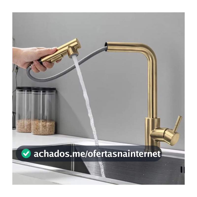 Torneira De Cozinha Preto Inox 304 Torneira Dupla Pulverizador Pia Misturador Torneira De Água Quente Fria Único Buraco