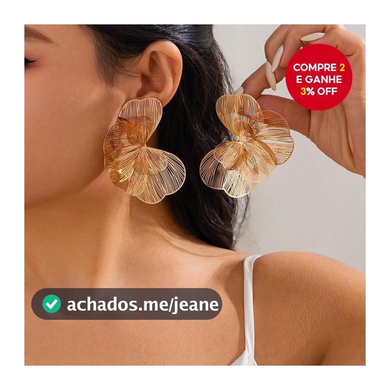 Brincos de argola com estampa listrada multicamadas ocos flor fina para mulheres, acessórios de moda para festa, joias