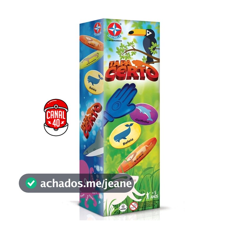 JOGO TAPA CERTO ESTRELA MÃOZINHA FICHAS CARTAS CLÁSSICO FAMÍLIA MESA BICHOS ANIMAIS LEÃO AVE COELHO