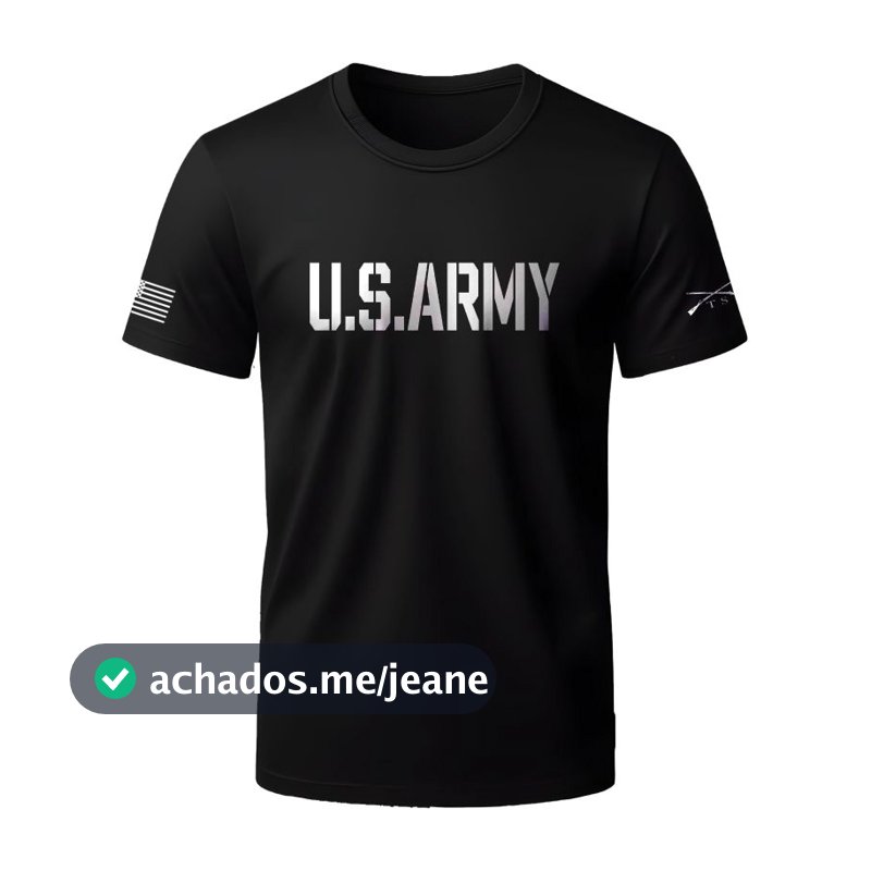 Camisa Masculina Dry Fit Premium U.S. Army Camiseta Militar Cac Musculação Academia