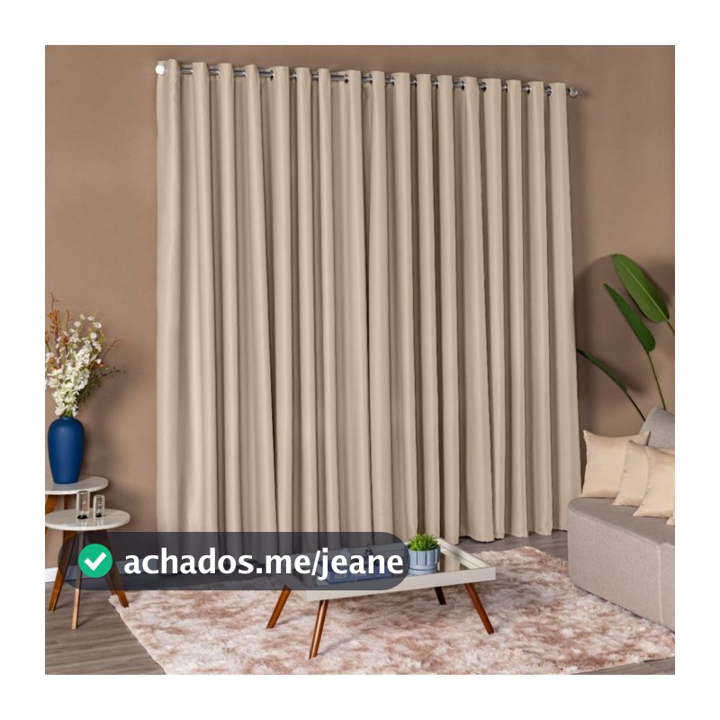 Cortina Blackout em Tecido Premium Corta Luz Blecaute