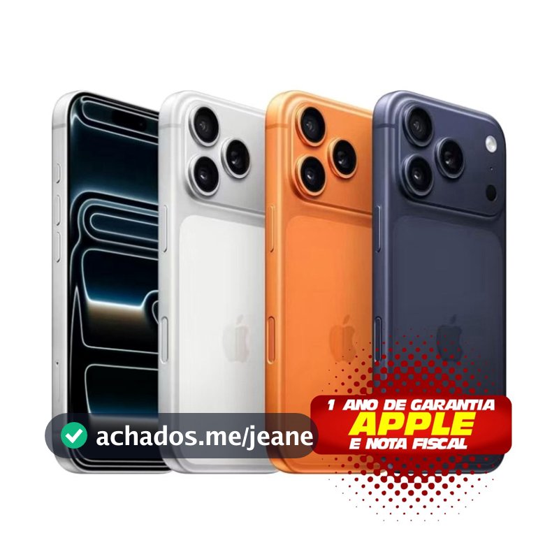 CELULAR APPLE IPHONE 17 E 17 PRO MAX - 256GB E 512GB 5G VITRINE - 100% Novo- INTACTO- Origina-l PRONTA ENTREGA -PROMOÇÃO