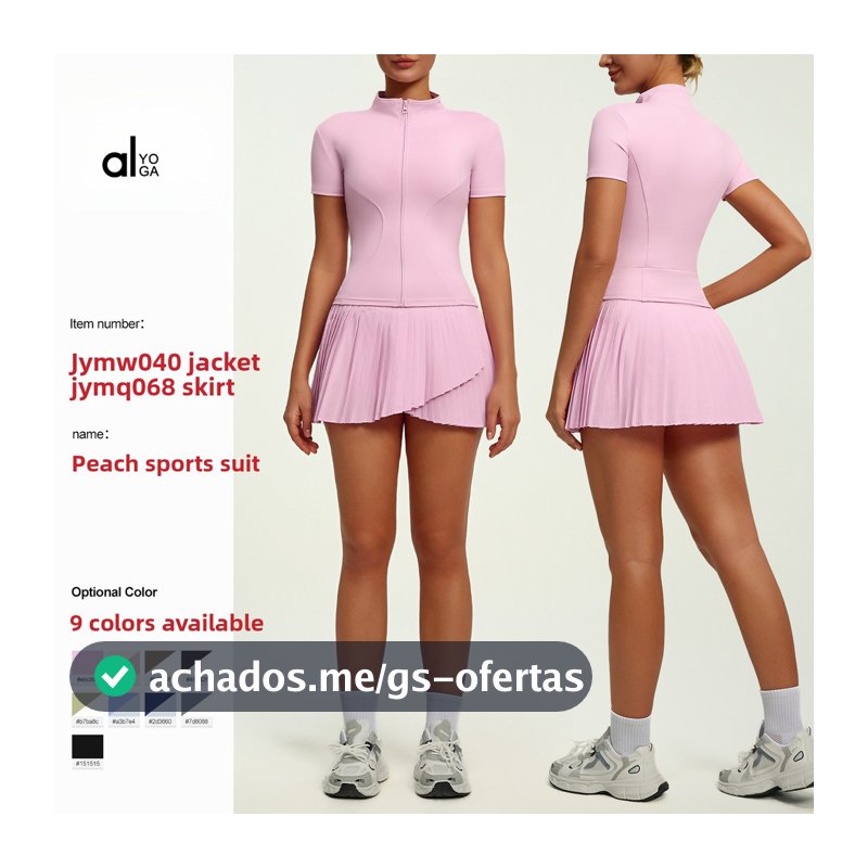 Terno de Yoga Badminton tênis corrida ciclismo esportes ao ar livre mulheres