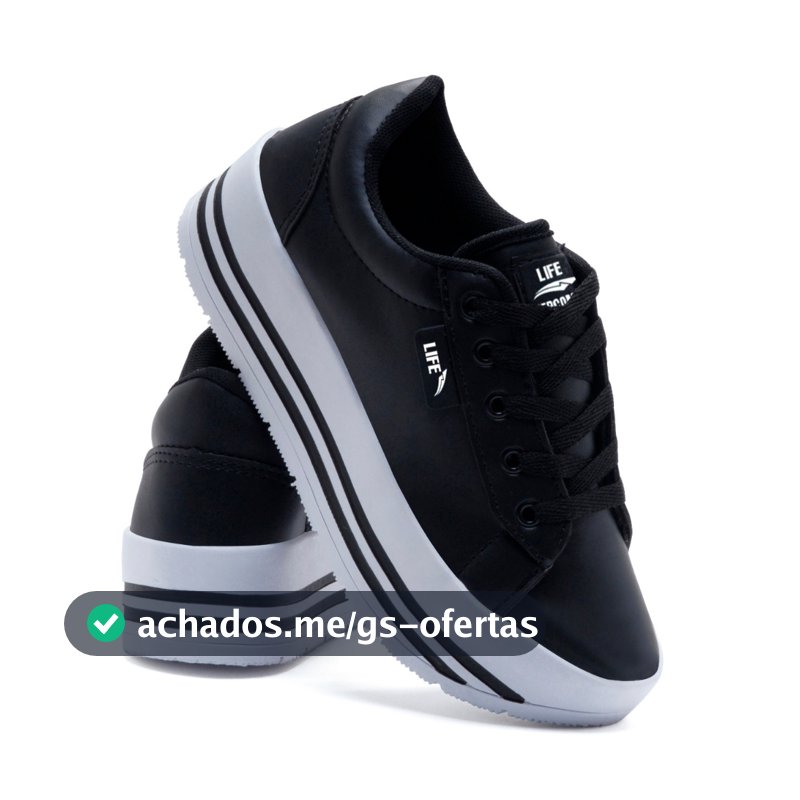 Tênis feminino super lançamento! plataforma casual leve e confortável