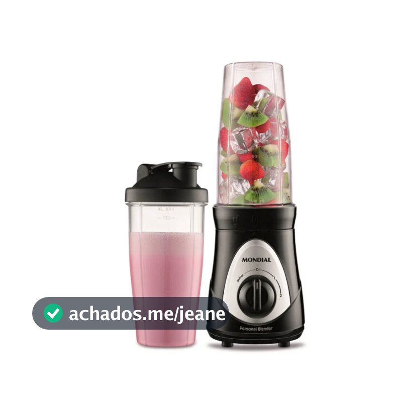 Liquidificador Portátil Mondial 300WDG01 PersonalBlender127v