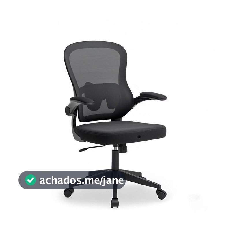 Cadeira de Escritório Executiva Base Preta com Rodinha Fortt Linea Preta - CSF20-PT