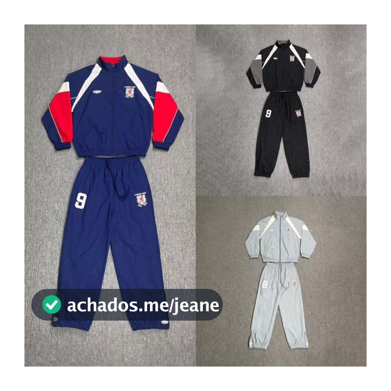 2026 Devil Island Logo Bordado Trendy Casual All-Match Casal Calças Terno Moderno