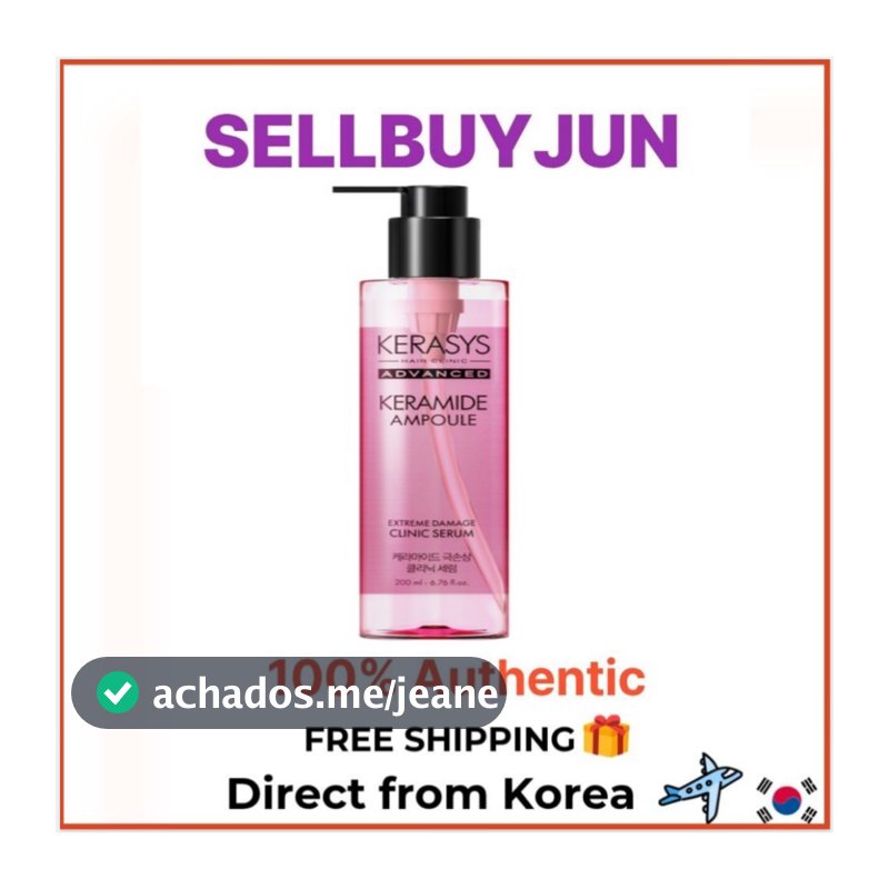 [Kerasys] Sérum Capilar Keramide Extreme Damage 200ml | Essência Nutritiva Para Cabelo