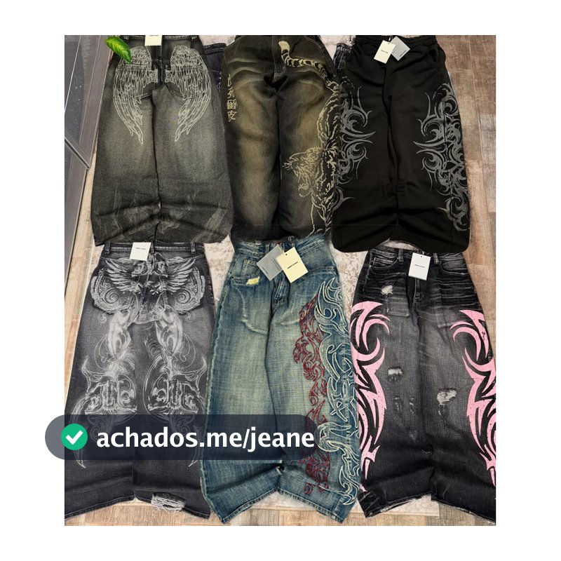 Y2K Punk Jeans Leisure Oversized Unissex High Street Moda Japonesa Retro Calças Largas Harajuku Hip-Hop Pants