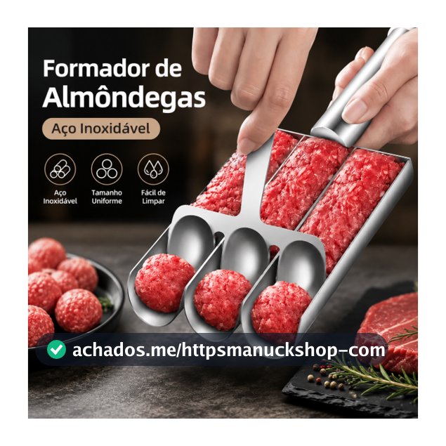 Máquina de Almôndegas Triplode aço inoxidável, Máquina de Falafel, Molde de Almôndegas de aço inoxidável