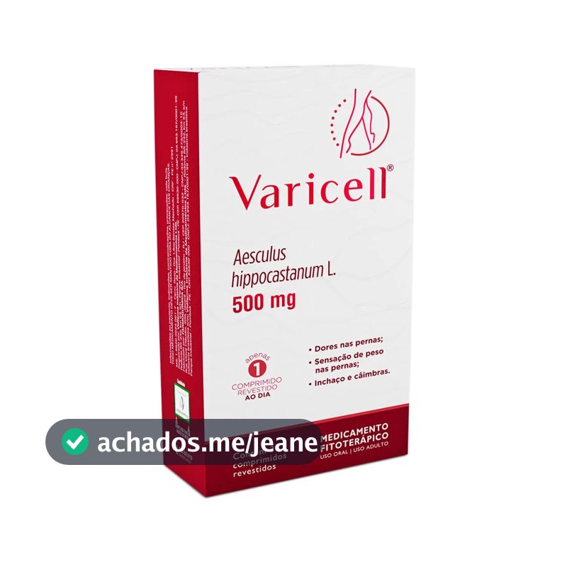 Varicell Phyto Suplemente para Circulação e Dores Nas Pernas 30 Cápsulas