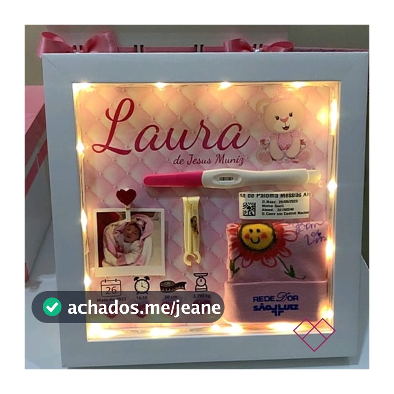 Quadro Eternização do Bebê