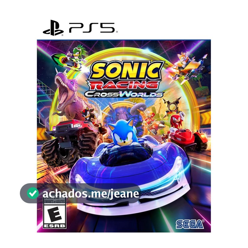 Sonic Racing CrossWorlds Launch Edition PS5 Midia Fisica