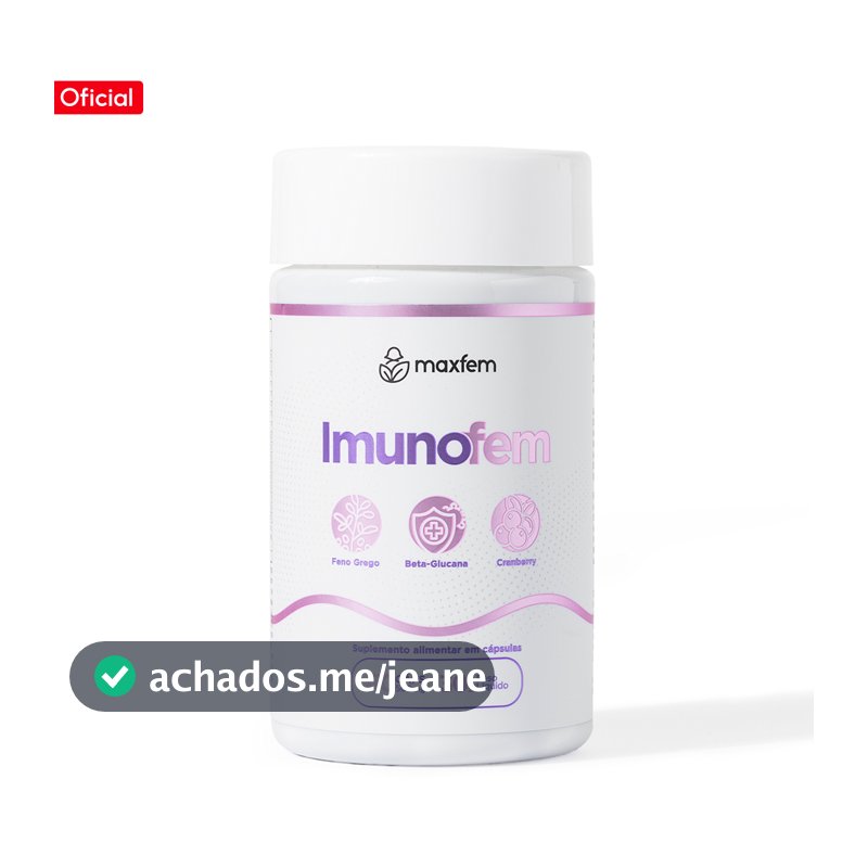 Imunofem Cápsulas Saúde Íntima Feminino 60 Unidades