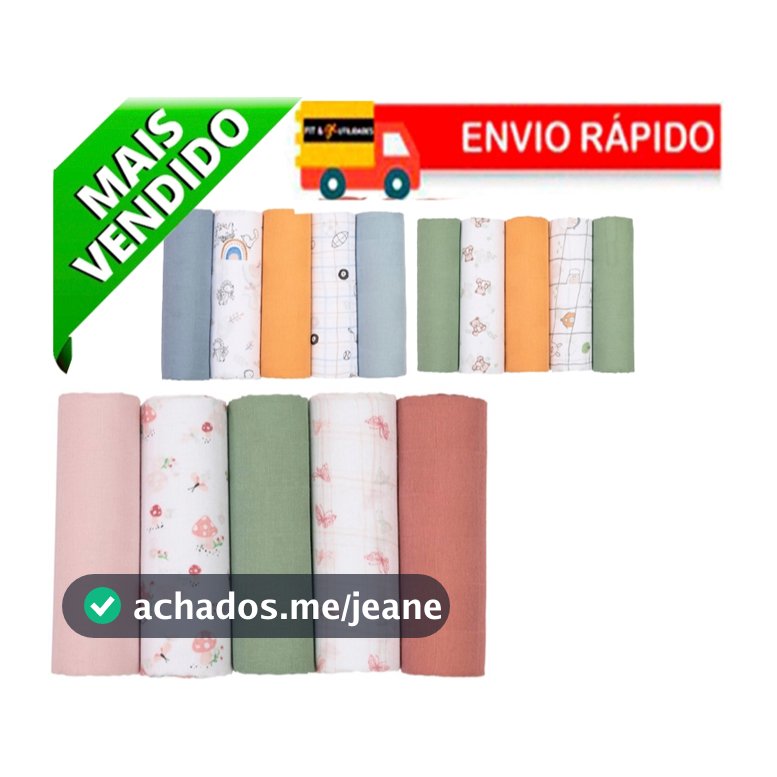 Fralda Soft Premium Papi Baby Bainha 78x78cm 5 Un