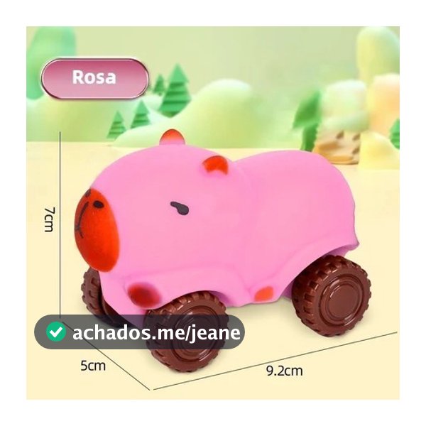 Brinquedo Relaxante Anti Estresse Capivara E Capivara Squishy Olhos Grandes Infantil Desk Toy
