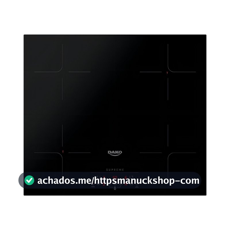 Cooktop De Indução 4 Bocas Dako Supreme Preto 220v