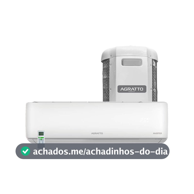 Ar Condicionado Split Inverter Agratto Zen Top 9000 BTU/h Frio ZICST9F - 220 Volts