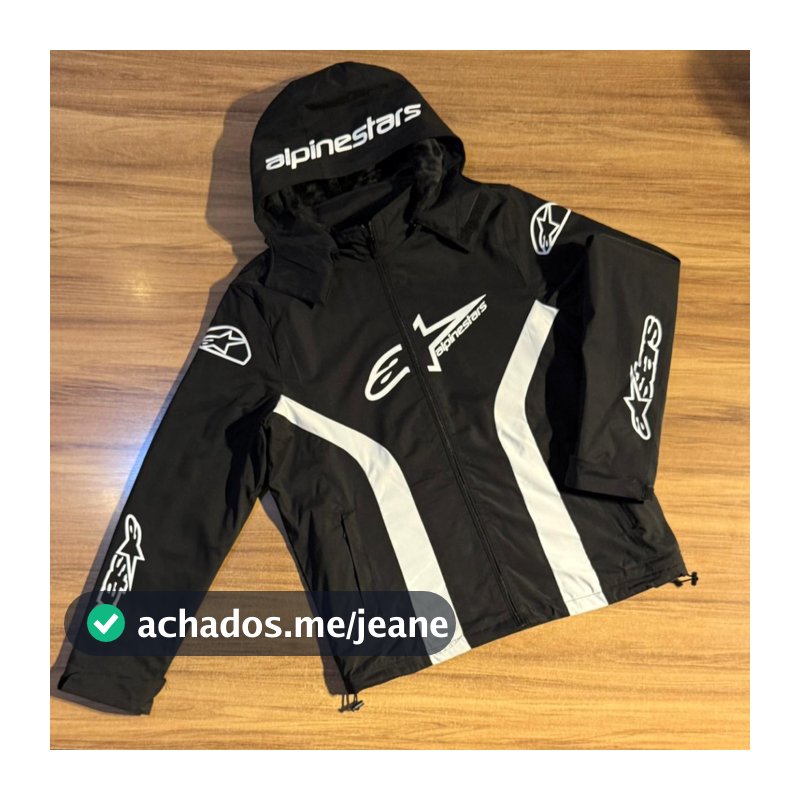 Jaqueta Alp Masculina Forrada com Capuz Peluciada Impermeável Inverno Alpines