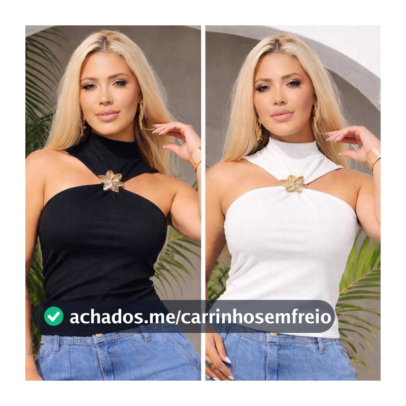 Cropped Feminino Blusa Blusinha Com Bojo Elegante