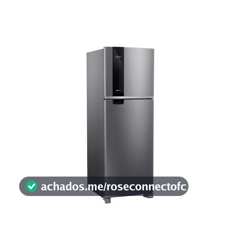 Geladeira BRM46MK 385 Litros Frost Free Duplex Painel Eletrônico Inox Brastemp