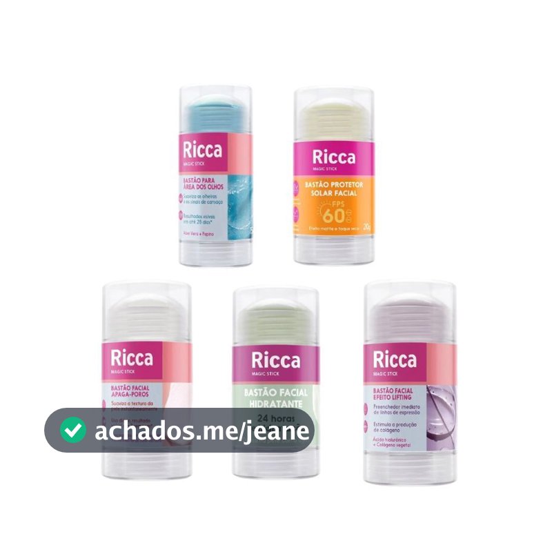 Ricca Bastão Facial (Escolha o seu)