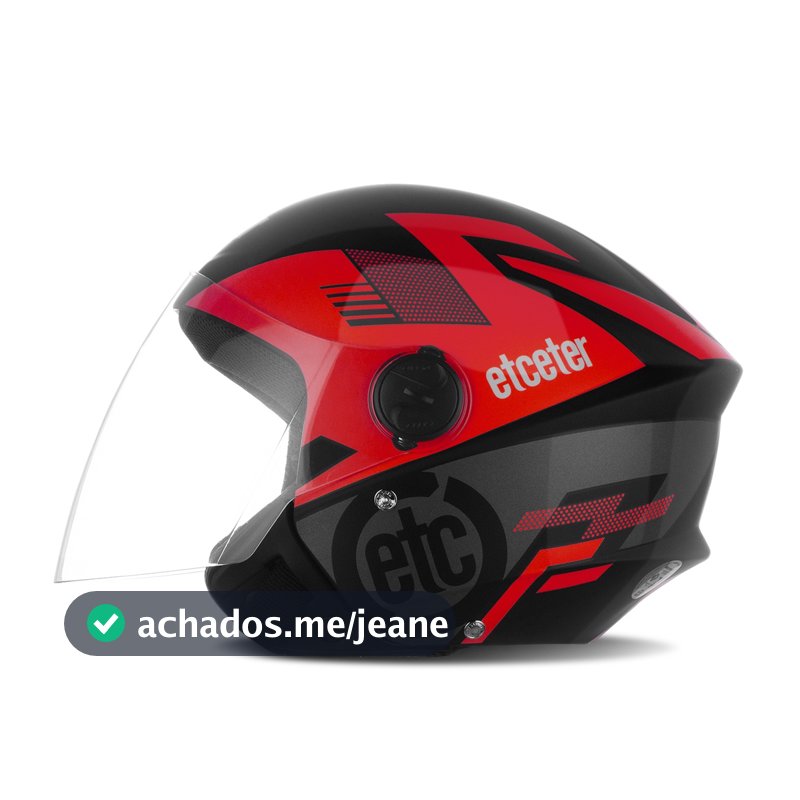 Capacete Aberto Etceter New Liberty 3 Open Moderno