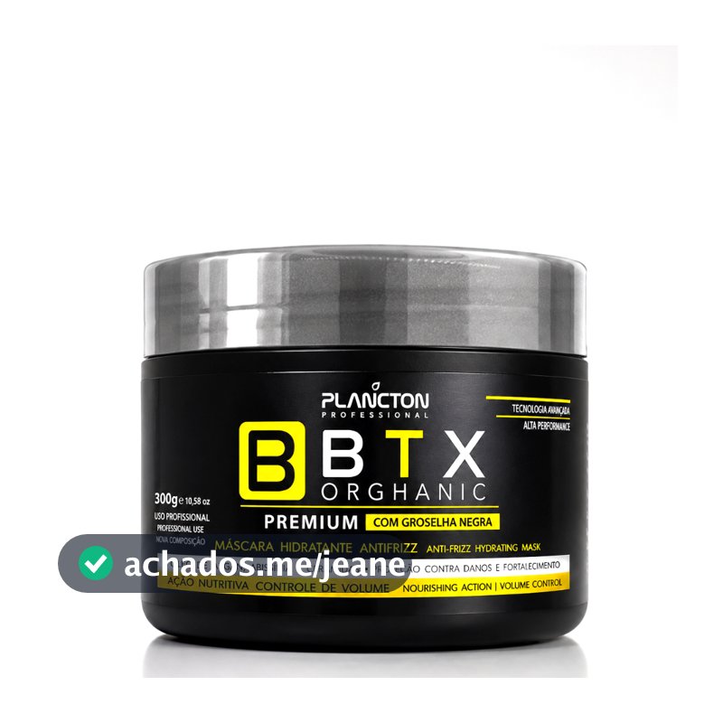 BTX Premium - Realinhamento de Forma sem formol 300g -  Plancton Professional