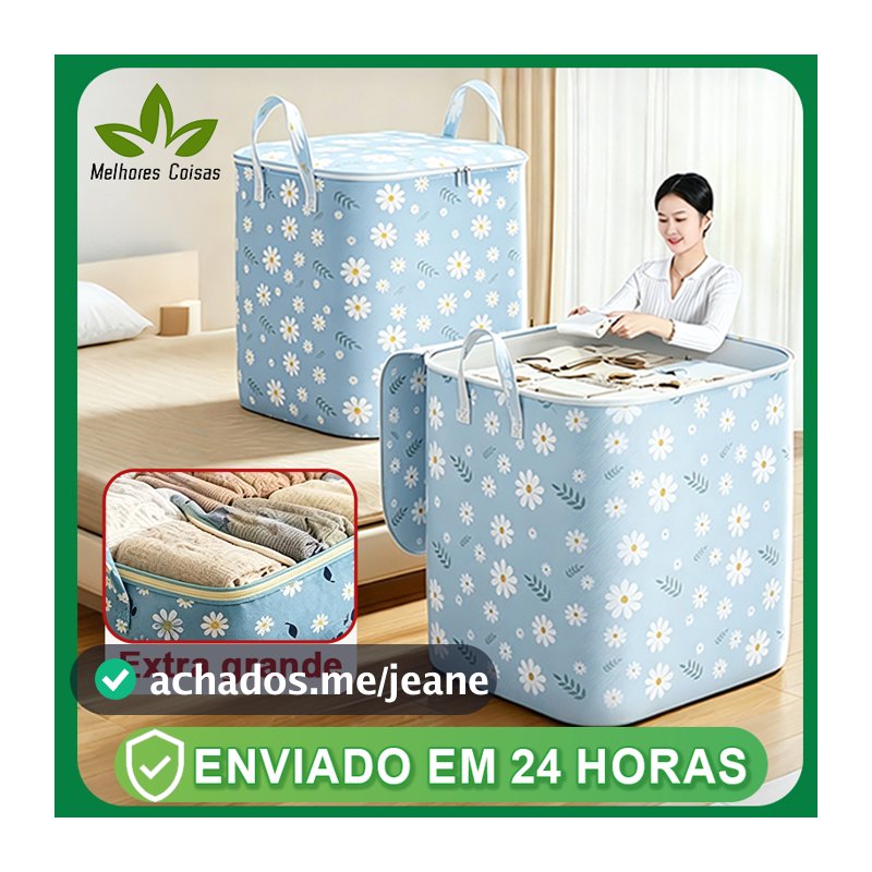 Caixa Multifuncional De Armazenamento De Grande Capacidade Para Colchas E Roupas Domésticas 120L/160L/195L